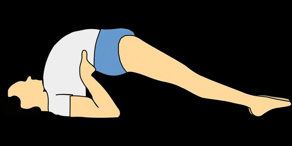 Exercicio para o fluxo de sangue aos órganos internos da rexión da pelve