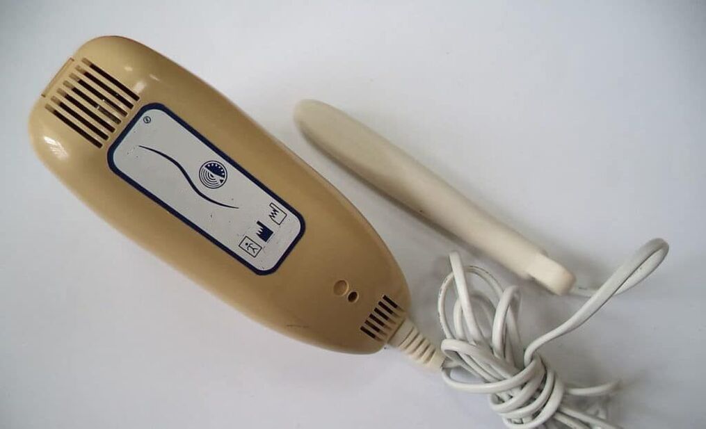 Dispositivo de vibración para o tratamento da próstata