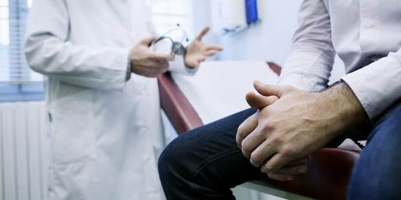 Consulte un médico sobre a prostatite