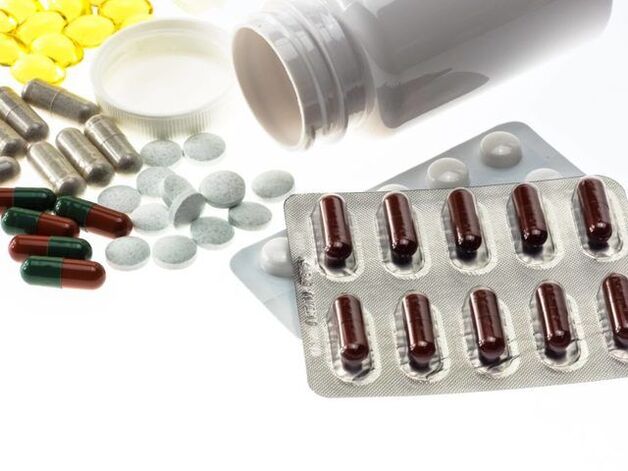 Os comprimidos son a base do tratamento da prostatite